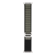 Narukvica Moye Smart Watch Alpine Loop Strap 44/45/49mm Black With Green - 055040