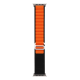 Narukvica Moye Smart Watch Alpine Loop Strap 44/45/49mm Black With Orange - 055039