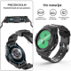 Narukvica protect za smart watch Samsung 4, 5 22mm crna - 205148