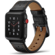Narukvica rift kozna za Apple watch 42mm crna - 85360