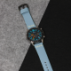 Narukvica thread kozna za smart watch 22mm svetlo plava - 91081