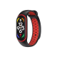 Narukvica za smart watch Xiaomi Mi Band M7 crno crvena - 217333
