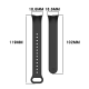 Narukvica za smart watch Xiaomi Mi Band M8/M9 crna - 217328