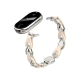 Narukvica za smart watch Xiaomi Mi Band M8/M9 metalna krem - 217325