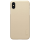 Maska za iPhone X/ iPhone XS zlatna Nillkin Super Frosted Shield - 019619