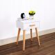 MODERNHOME Noćni stočić 1 fioka deva bela - WYJ-085 WHITE