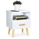 MODERNHOME Noćni stočić 1 fioka nova bela - WYJ-258 WHITE