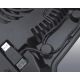 COOLER MASTER Postolje i hladnjak za laptop NOTEPAL X-SLIM (R9-NBC-XSLI-GP), crno - EP3092997