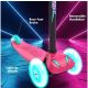YVOLUTION Trotinet Neon Bolt roze - NS14P4