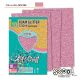 S-COOL Eva pena gliter samolepiva svetlo roze, set 1/10 sc1235 - NS28565