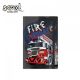 S-COOL Sveska tvrdi povez Premium A6 96 listova dikto Fire truck SC1816 - SC1816