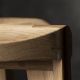 MEDA FURNITURE Drvena barska stolica Terca Hrast - HrastTerIzd35