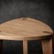 MEDA FURNITURE Drvena barska stolica Hrast ravna - HrastRavTer35