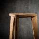 MEDA FURNITURE Drvena barska stolica Hrast ravna - HrastRavTer35