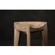 MEDA FURNITURE Hoklica Oku Ho M - hrast 45 cm - HrastM45izd