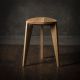 MEDA FURNITURE Hoklica Nara Hira M – hrast 45 cm - HrastL45rav