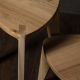MEDA FURNITURE Stočići od drveta Hrast M (set) - StoHrastSetM