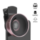 Objektiv za mobilni telefon univerzalni 37mm roze - 213869