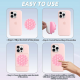Octobuddy round stiker za telefon pink - 613301