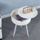 MODERNHOME Okrugli stočić sa uklonivim poklopcem - CT3022 WHITE