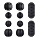 Organizer za kablove Q-2105 set crni - 612145