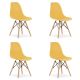OSKAR Osaka stolica senf / prirodne noge set 4 komada - EP2751952