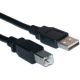 FAST ASIA Kabl USB A - USB B M/M 3m crni - OST00819