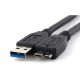 E-GREEN Kabl USB 3.0 tip A -  Micro-B M/M 2m crni - OST03435