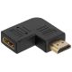 E-GREEN Adapter HDMI (M) - HDMI (F) crni - OST03445