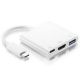 FAST ASIA Adapter - konvertor USB 3.1 tip C - USB 3.0 + HDMI + tip C - OST03526