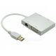FAST ASIA Adapter USB 3.0 na HDMI+VGA+DVI+RJ45 - OST03957