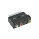 E-GREEN Adapter Scart - 3xRCA + S-Video crni - OST04216