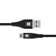 PROMATE NerveLink-c kabl sa 3A izlazom za punjenje USB-A to USB Type-C crni - OST04374