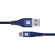 PROMATE NerveLink-c kabl sa 3A izlazom za punjenje USB-C to USB Type-A plavi - OST05063