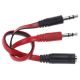 FAST ASIA Adapter Audio 3.5mm stereo jack (M) na 2x3.5mm stereo jack (2xM) - OST05323