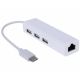 FAST ASIA USB 3.1 TIP C na 3x HUB + RJ45 - OST05341