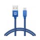 SWISSTEN Data kabl tekstil USB na TIP C 1.2m plav - OST05489