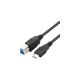 FAST ASIA Kabl USB 3.1 TIP C na USB 3.0 stampac 1m crni - OST05845