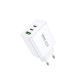 REMAX Fast Punjač Kiddy 1xUSB 3.0 + 2xTIP C 20W RP-U123, bela - OST07090