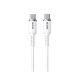 WEKOME Kabl WDC-11 3.1 USB Tip C M/M 1.2m 100W/480Mbps, bela - EP2942127
