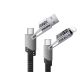 REMAX RC-C189  USB A+C na USB C+Lightning 2u2 65W 1m data kabl crni - EP3060568