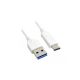 E-GREEN Kabl 3.0 USB A - USB 3.1 tip C M/M 1.5m (za Huawei) 66W, 6A, bela - EP2415701