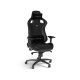 NOBLECHAIRS Gejmerska stolica Epic Real Leather, crna - OST07719