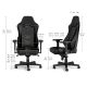 NOBLECHAIRS Gejmerska stolica Hero, crna/zlatna - OST07780