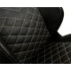 NOBLECHAIRS Gejmerska stolica Hero, crna/zlatna - OST07780