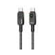 REMAX Kabl Swift Fast charging pleteni data kabl 1.2M C36 65W(C-C), crna - EP2703558