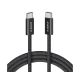 ANKER Kabl Zolo USB tip-C kabl M/M 1m, super brzo punjenje 240W, pleteni, crni - EP2948009