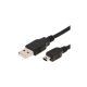 E-GREEN Kabl 2.0 USB A - USB B M/M 10m, crna - EP3048338