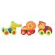 Orange tree toys - Drveni set vozalica- 3 životinje iz džungle - OTT07918