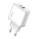 LDNIO Kućni punjač A2526C Fast 3A/45W PD QC3.0 Type-C, bela - P1140